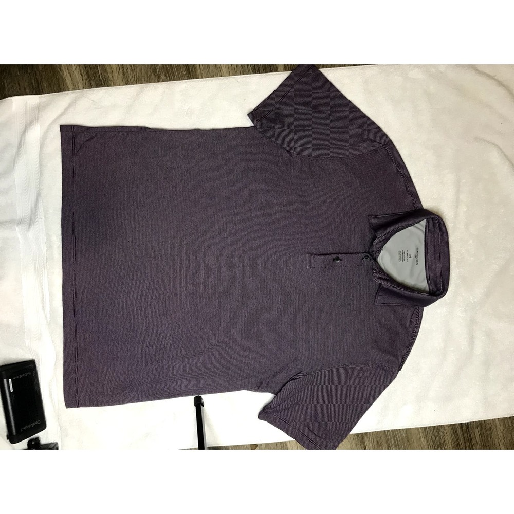 Purple Striped Polo